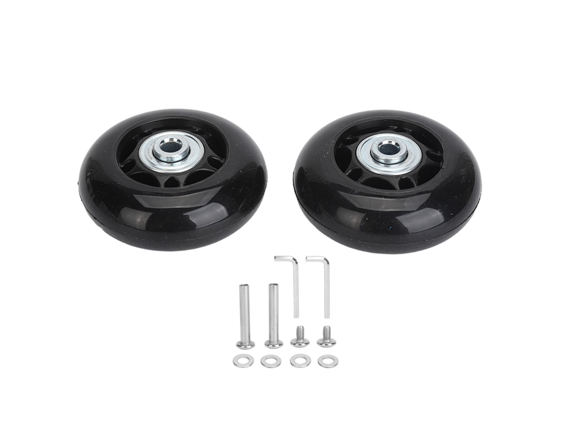 2pcs Rodas de Substituição para Mala | S/MARCA