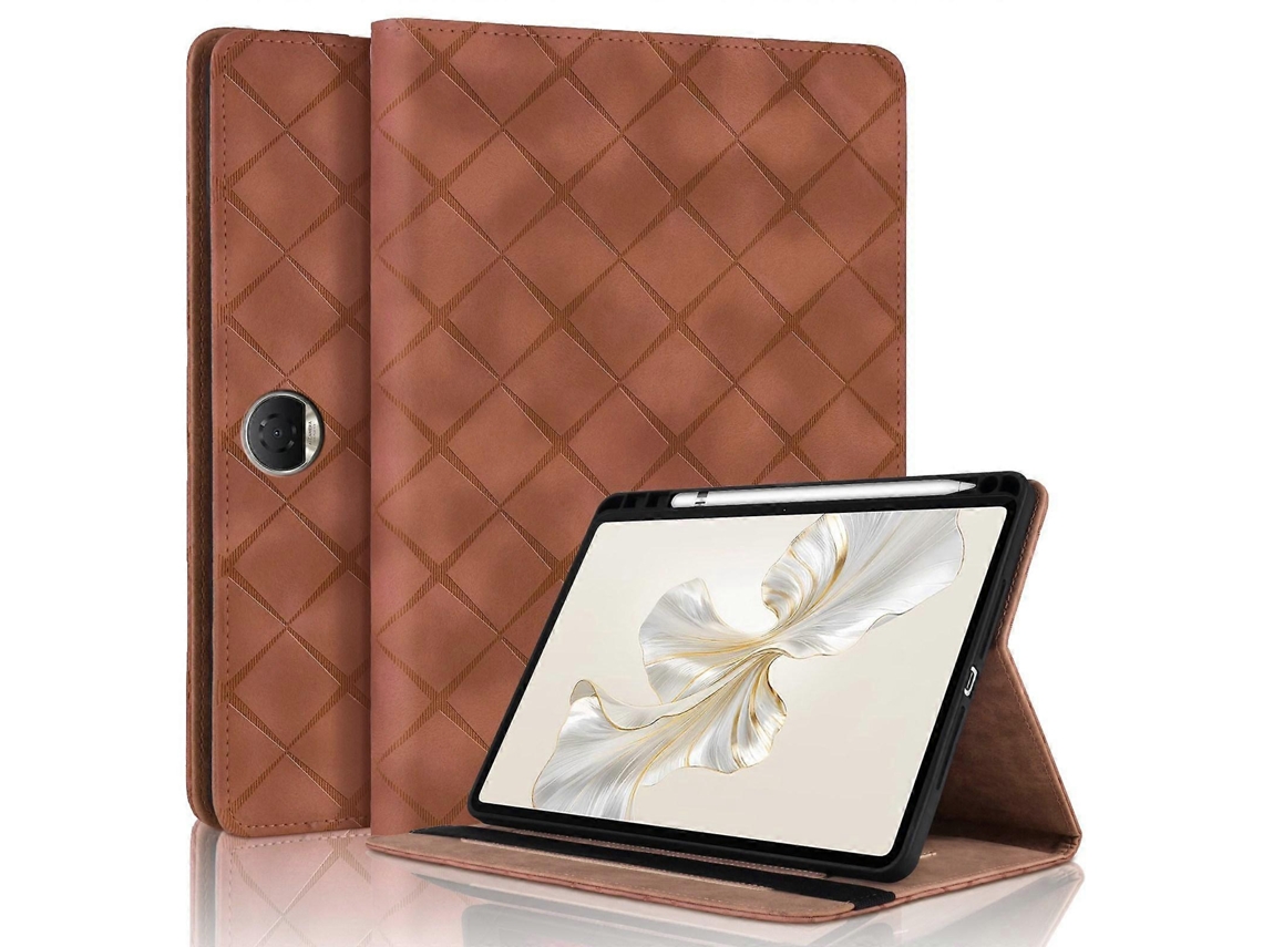 Capa de couro para tablet com relevo de diamante Webake