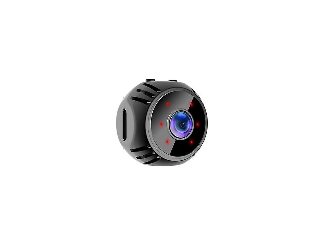 Câmera Espiã 4k Hd Mini Wi Fi Vigilância Interna, Bateria Longa Duração, Visão Noturna, Microcâmera Com Detecção De Movimento Yizhood (preta)