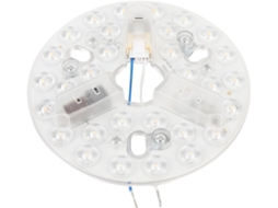 Kit Adaptador De Led Para Ventilador Teto Marhynchus, Em Alumínio Pc,