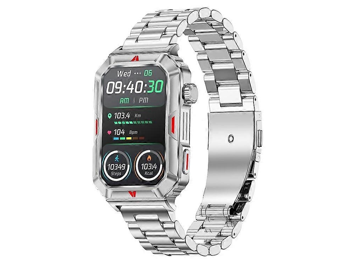 Relógio inteligente CF26 IP67 à prova d'água, 1,57 polegadas, monitor de saúde, pulseira esportiva, pulseira de aço, Ly Ebike