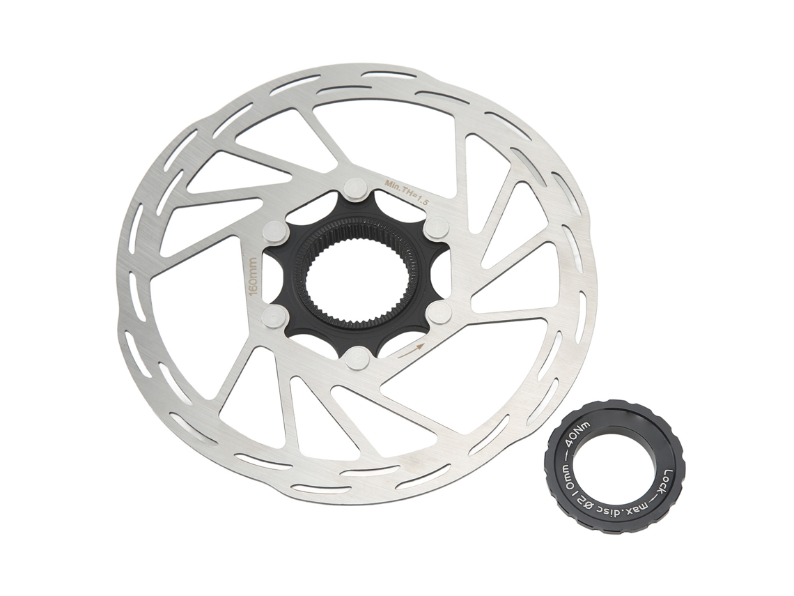 Disco De Freio A Disco Para Bicicleta De Montanha 160mm Design Oco Central Lock Acessórios Leve E Durável