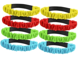 Conjunto De 8 Faixas Elásticas Para Corrida Três Pernas, Resistentes Ao Desgaste, Ideais Festas Aniversário