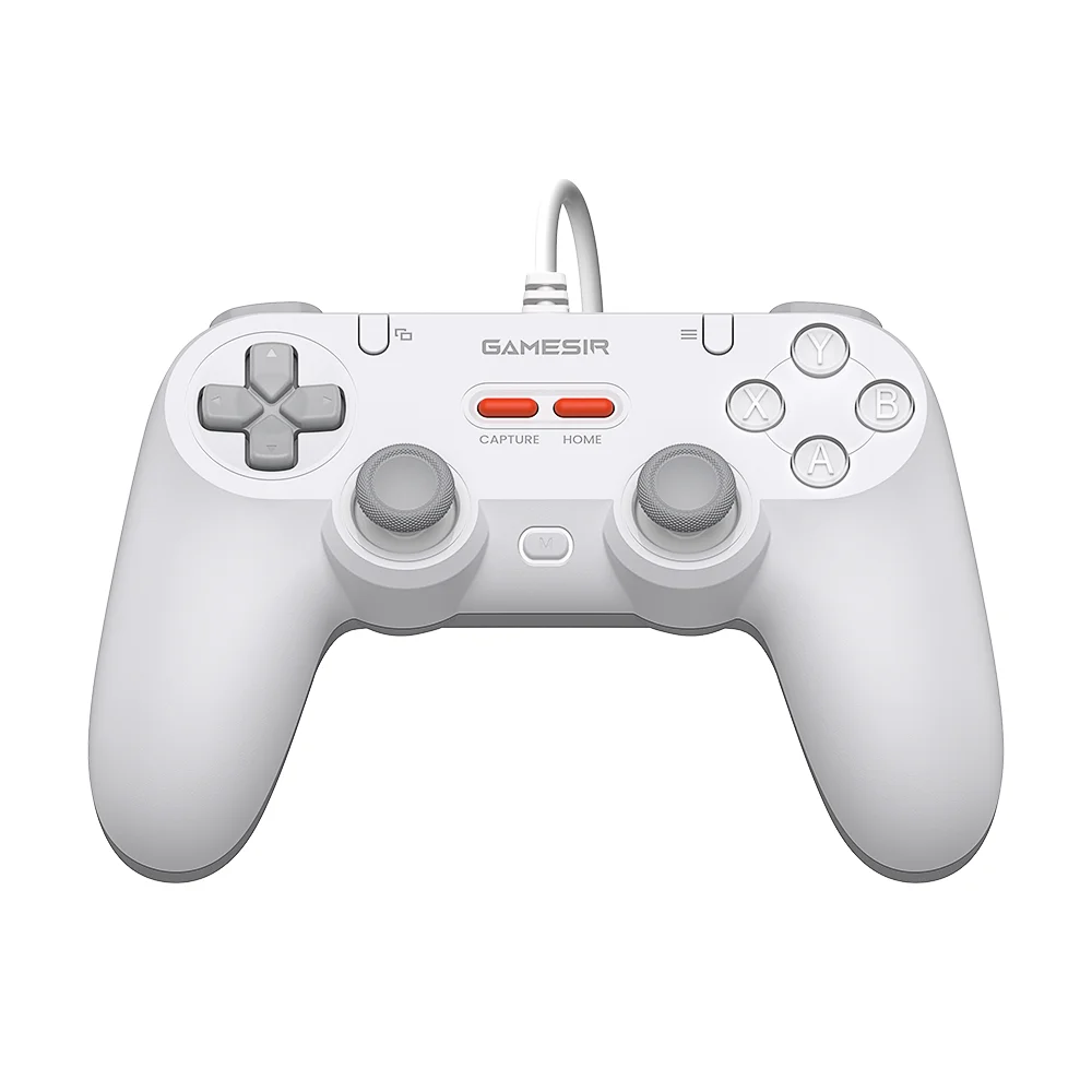 (branco) Controle De Jogo Com Fio Para Pc/switch, Compatível Com Android, Joystick Com Efeito Hall
