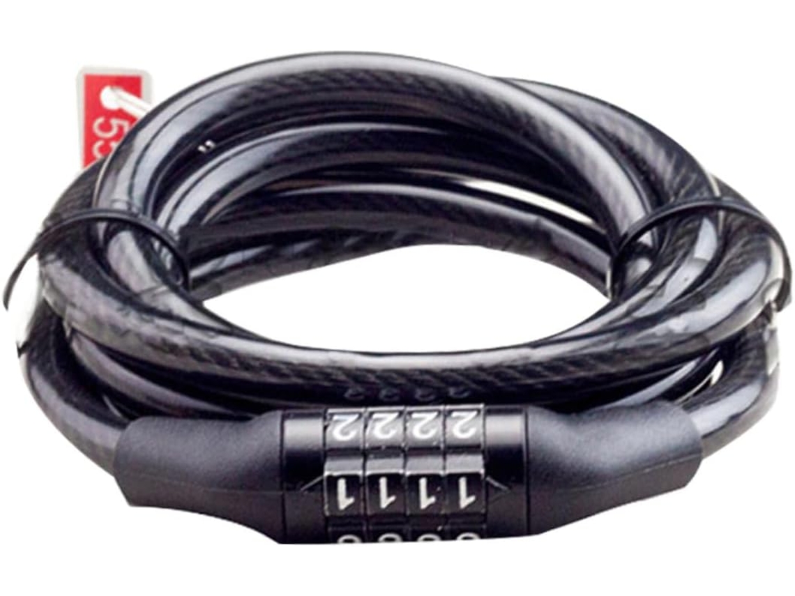 Cadeado De Cabo Com Combinação Resistente E Seguro Para Várias Rodas, Design Robusto E Portátil, Com Gokoco