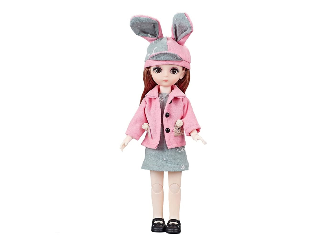 Mali boneca 12 Polegadas com Olhos 5d e Articulações Roupas Bonitas Brinquedo Playset