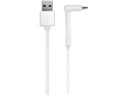 Cabo MOOOV BR-732082 (Lightning - USB-A  - 1m - Branco)