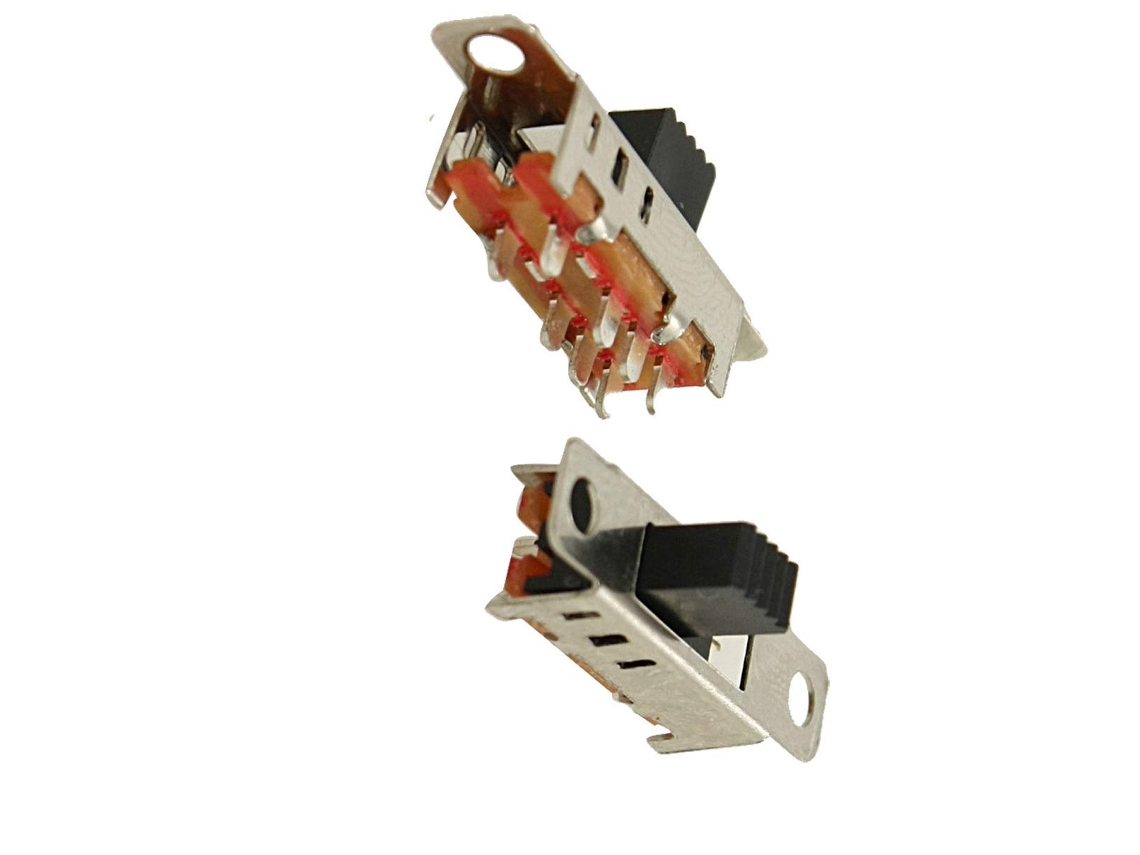 Conjunto de 5 Peças X Botão Mm, 8 Pinos, 3 Posições, 2p3t, Dp3t, Interruptor Deslizante para CHABERLU