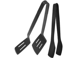 Imikeya Conjunto De 2 Peças Pinças E Espátulas Para Churrasco, Utensílios De Cozinha Para Virar Alimentos, Pinças Para