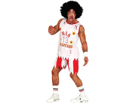 Fato de Homem  Jogador Basket Zombie (Tam: M)