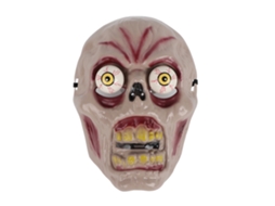 Máscara Zumbi Halloween Olhos Iluminados Festa Acessório Decorativo