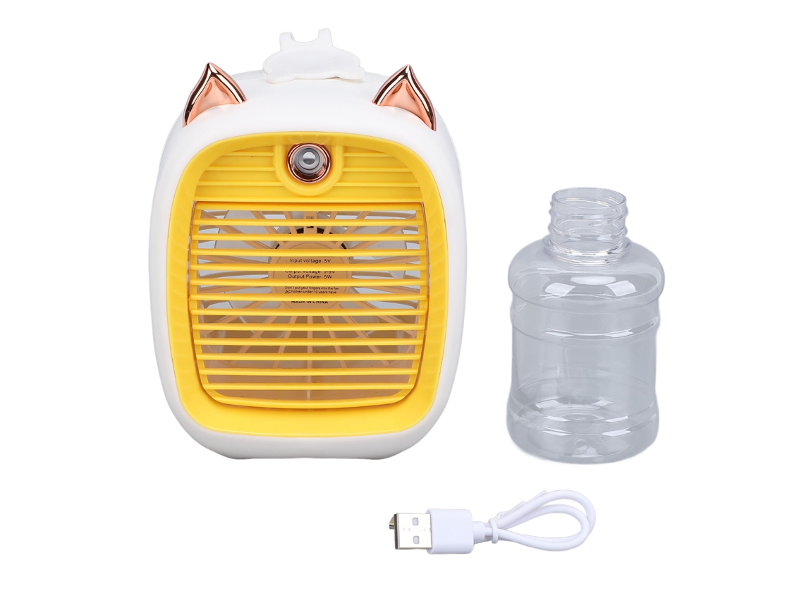 Ventilador Mini Misterizador Usb Recarregável Pequeno Raposo