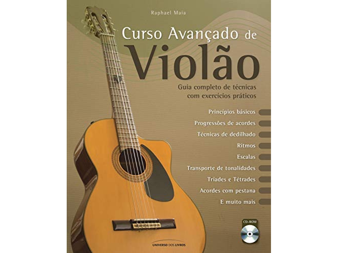 Livro Curso Avançado De Violão de Maia e Raphael (Português)