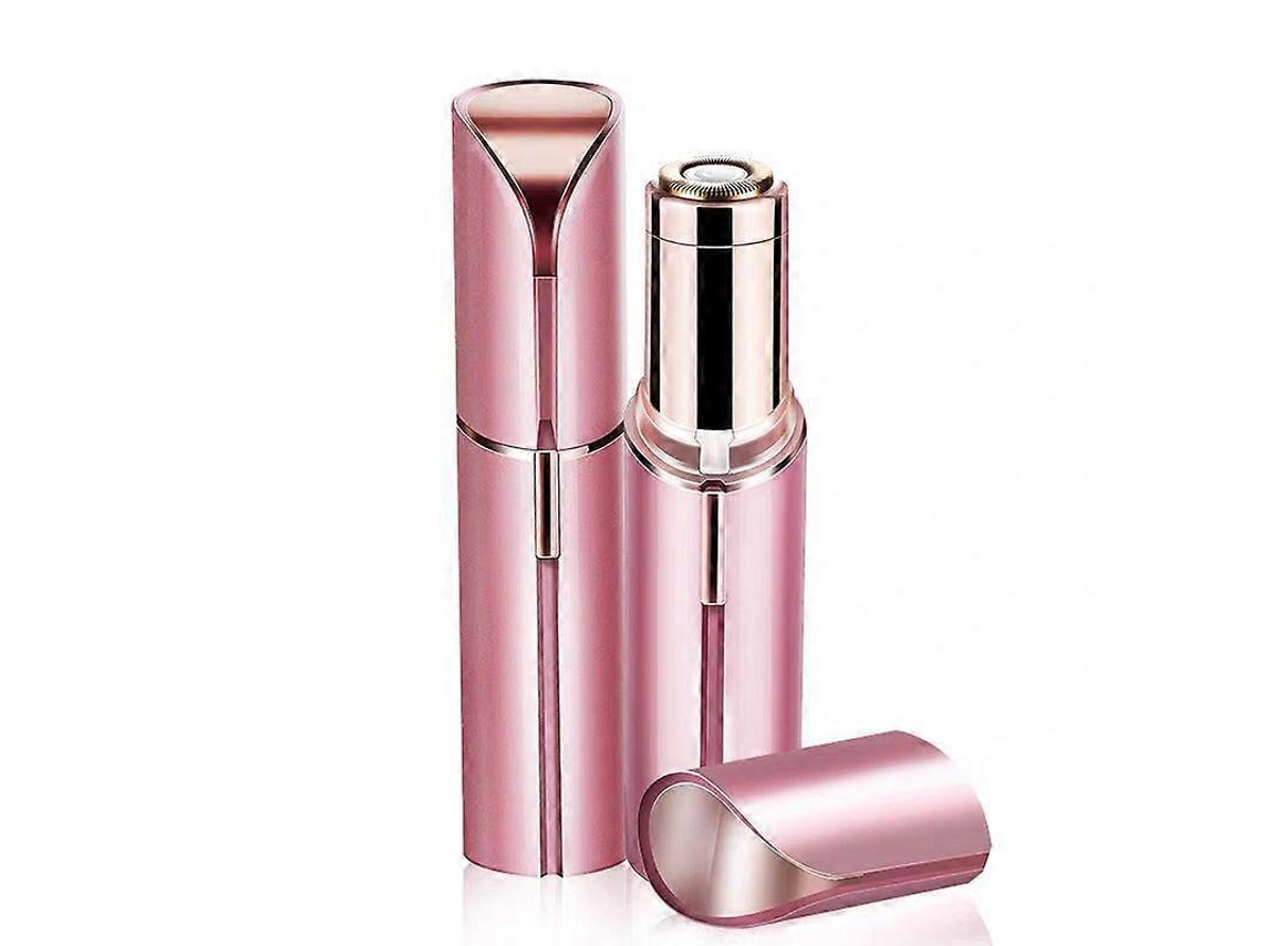 Barbeador De Batom, Depilador Elétrico, Aparador De Sobrancelhas, Mini Dispositivo De Remoção De Pelos Faciais, Barbeador Facial, Ouro Rosa. Ly Ebike