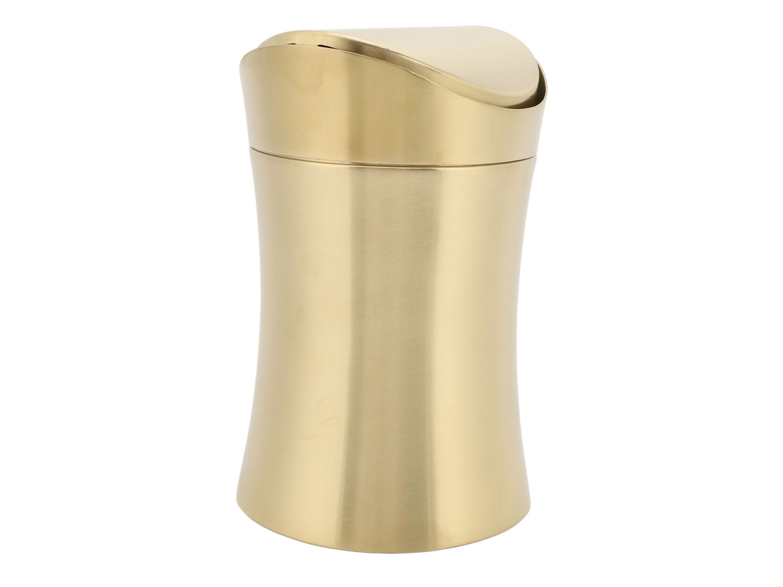 Rebe-lixeira De Mesa Em Aço Inoxidável 304 Com Tampa Para Lar, Escritório E Cozinha - Lixeira Pequena De Mesa Com Tampa