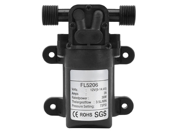 Bomba De Água A Diafragma Elétrica Mini 73psi 3.5l/min 36w Dc 12v G1/2in Para Jardim Rega