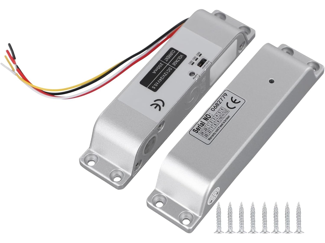 Fechadura Elétrica Whychstore Dc 12/24v 12 24, Resistente