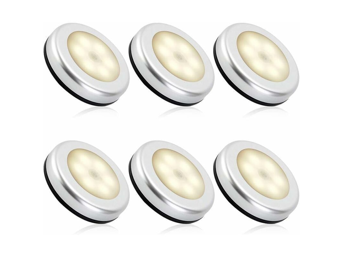 Luz noturna LED Nova Line com sensor de movimento, 6 peças, quente