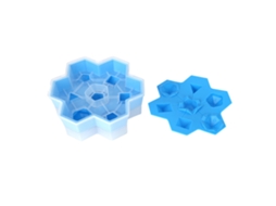 Eyf molde de Silicone Alimentar para Cubos de Gelo Flexível Antiaderente com Tampas Removíveis