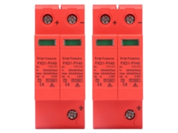 2pcs Dispositivo de Proteção SPD FXD1 PV40 40ka YURU para instalações fotovoltaicas
