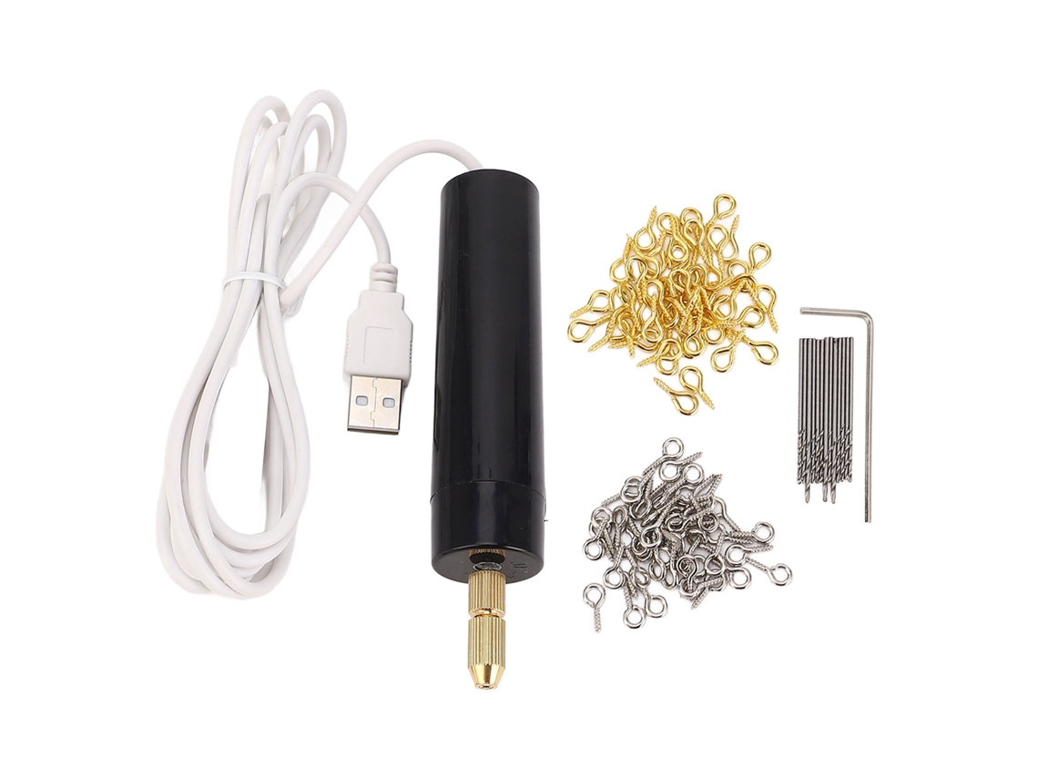Mini Furadeira Primerox, elétrica, USB, 11000rpm, multifuncional, artesanato, resina S/MARCA