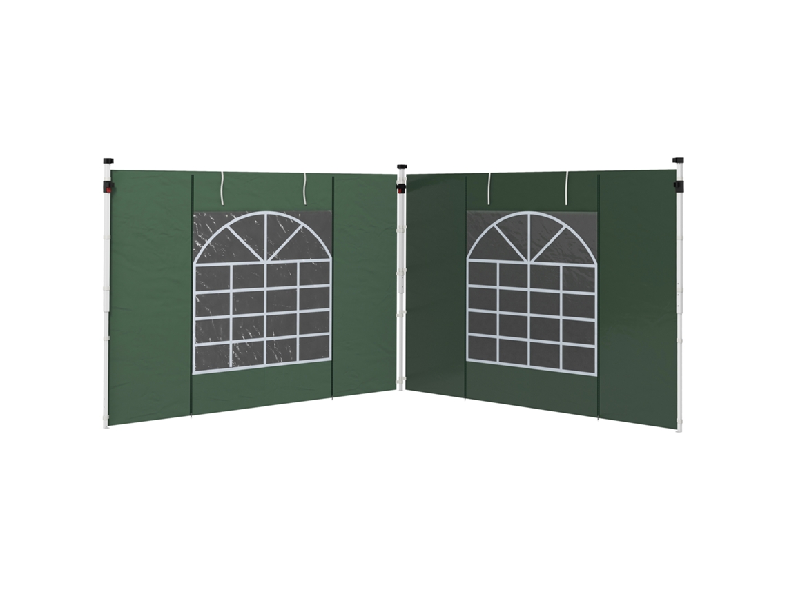 Gazebo Hexagonal com Cortinas Tela, Estrutura Metálica, 3,94x3,412x2,5 m Azul SINI TECH STORE