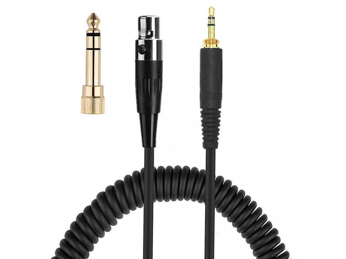 2026-extensão De Cabo Para Fones De Ouvido Akg Q701 702 712 271 K241 K240s 3.5mm Para Xlr Mini 1.5m Negro