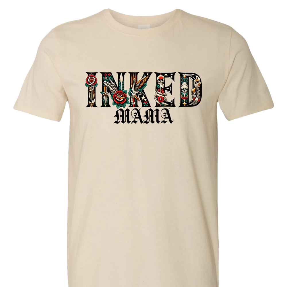 Inked Mama T-shirt Unisex Rockinstone Size:m