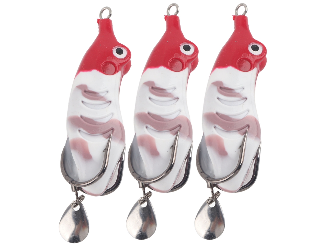 Kit 3 Iscas Artificiais de Pesca Soft 7