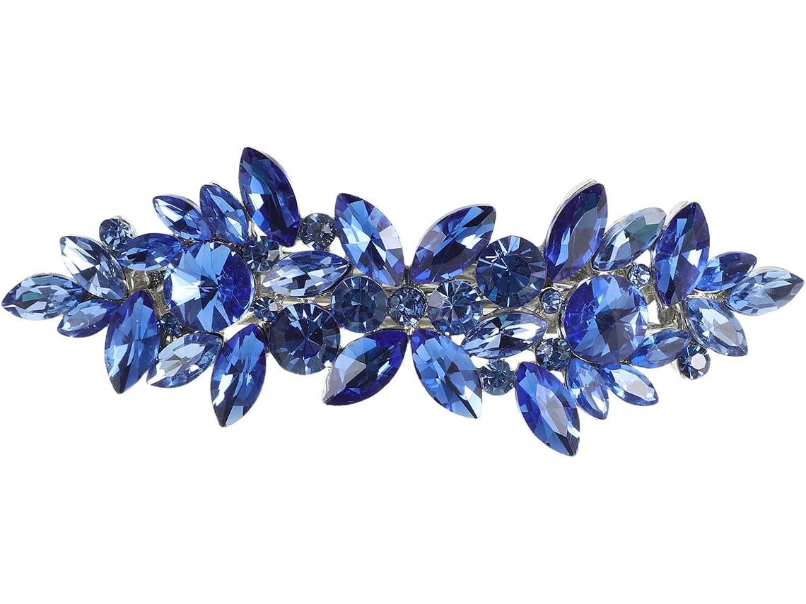 Presilha de cabelo com strass: Presilha decorativa para convidadas de casamento e damas de honra.