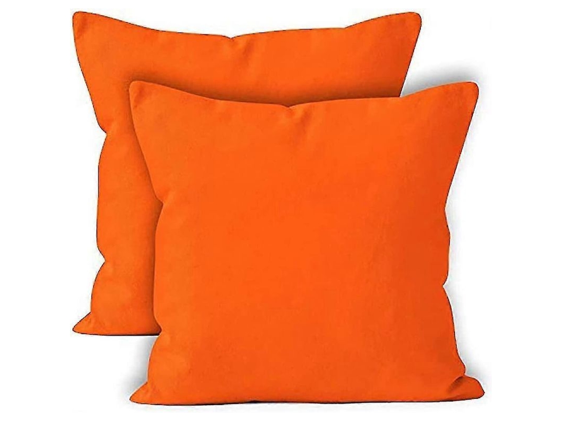 Capas de Almofada 2un Amarelo Sol, Algodão, Resistente, 50x50cm | S/MARCA