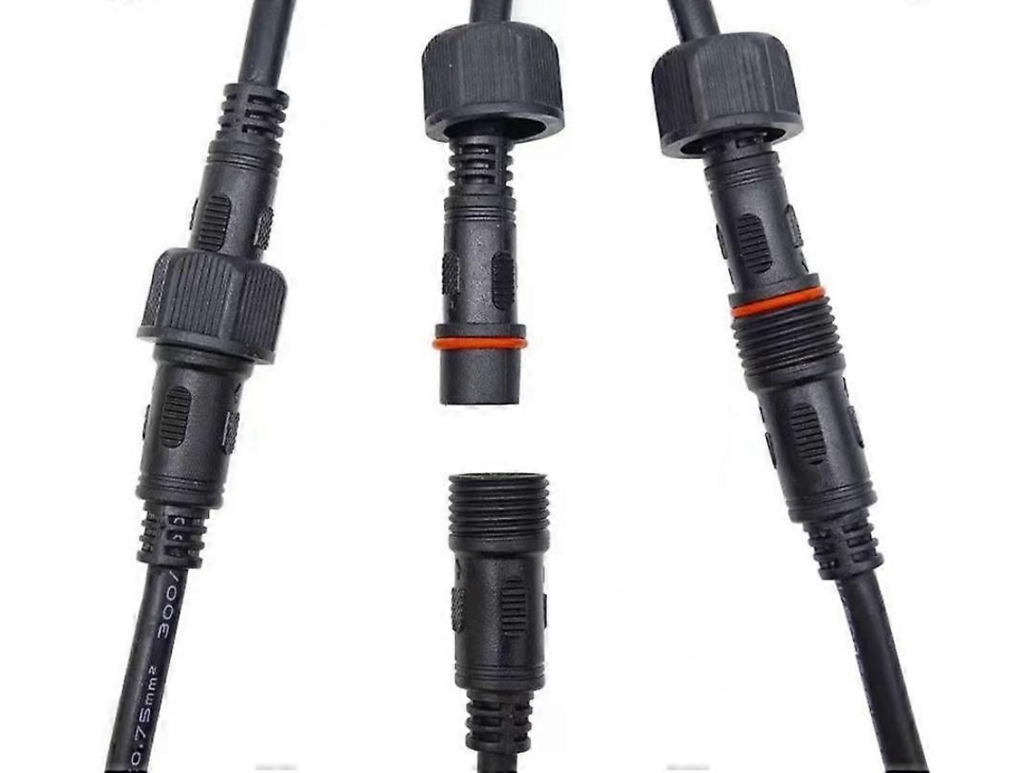 Cabo Extensor De Luz De Natal 10m/33ft, Cabo Extensor Para Luzes De Fada, 2 Pinos