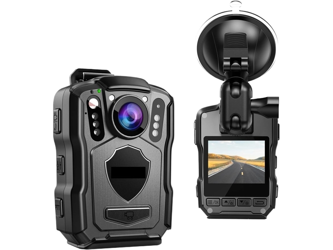 Câmera Corporal Policial M5, Gravador Gps 1440p, 128 Gb, Visão Noturna. SFUSHOS