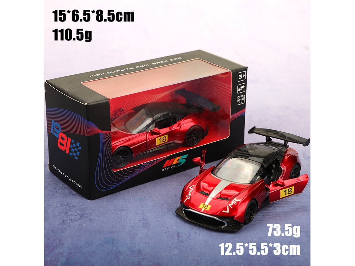 Miniatura de Carro em Metal Fundido, Escala 1/36, Brinquedo Infantil MDUG