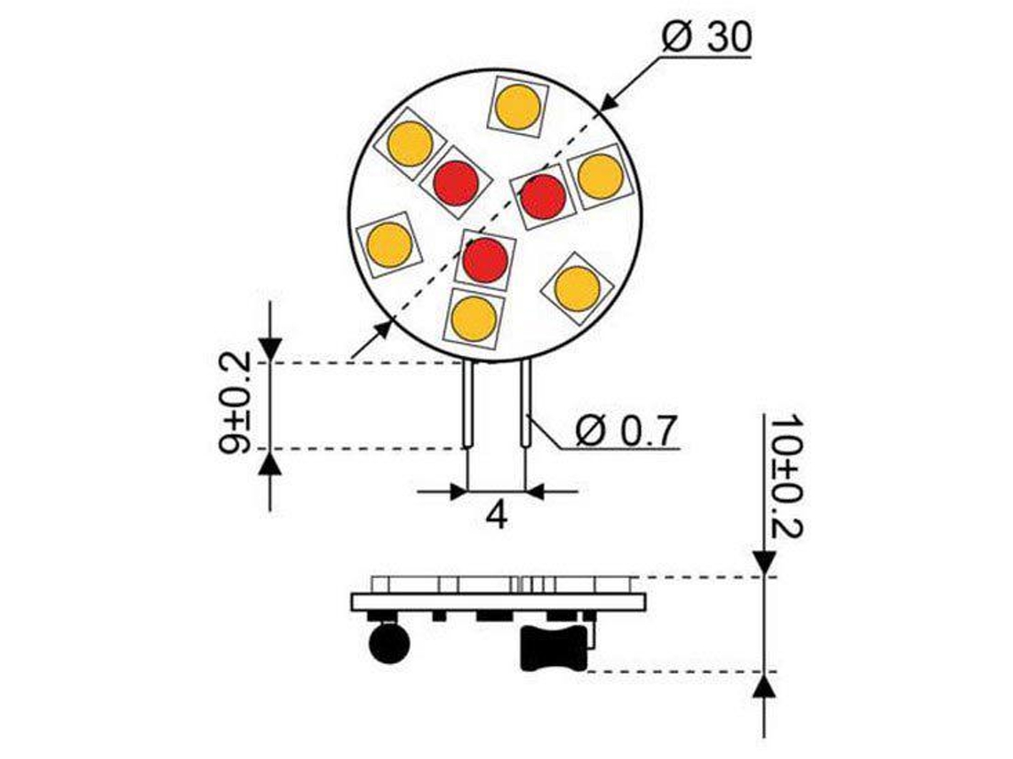 Talamex Super Led G4 9Xsmd Lado