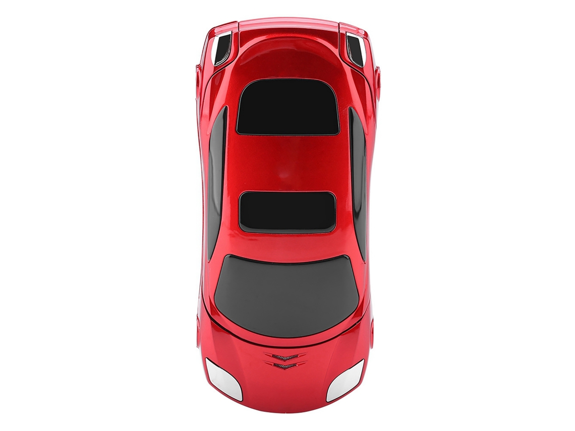Mali telefone Móvel Flip com Teclado Modelo Carro Ferrari Dual Chip, Câmera, Mp3, Bluetooth (vermelho)