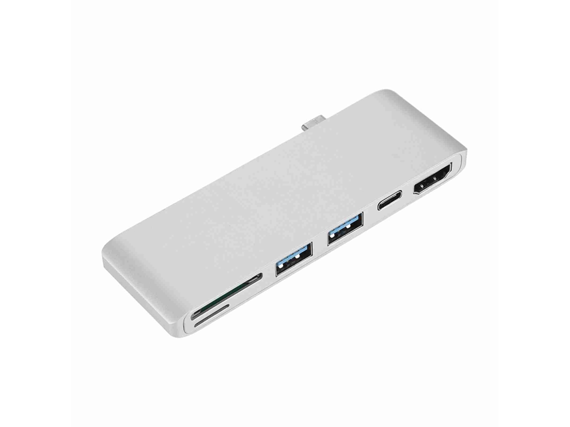 Dock LAXISCREED Type c 6 em 1 Leitor Cartão Usb3.0