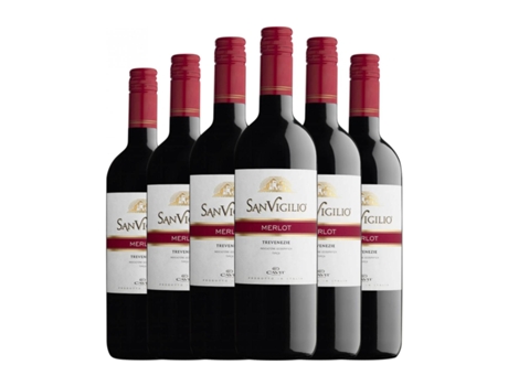 Vinho CAVIT San Vigilio Merlot Trevenezie (0.75 L - 6 Unidades)