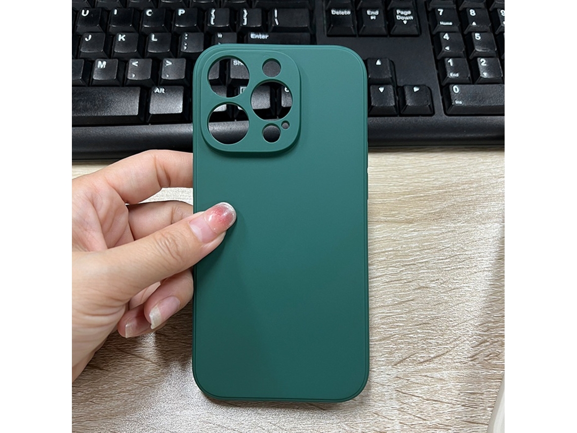 Capa Para Iphone 17 Air Estilo Cubo Mágico (2 Unidades) - Cor Sólida