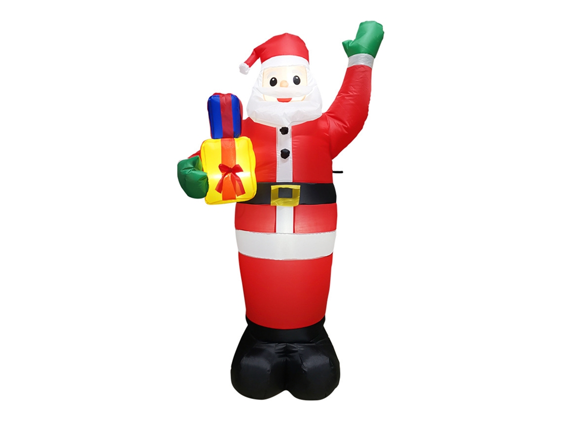 Decoração de Natal inflável com Pai Natal luminoso para jardim LAXISCREED