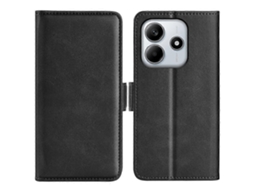Capa De Celular De Couro Com Fecho Magnético De Dois Lados E Flip Horizontal