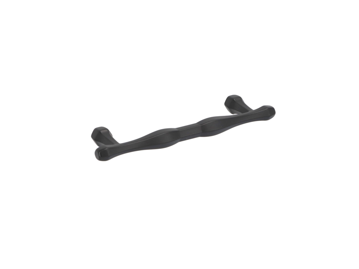 Conjunto de 25 Puxadores HARDWAREXCHANGE em Zamac com 96mm de distância entre eixos, verniz preto mate