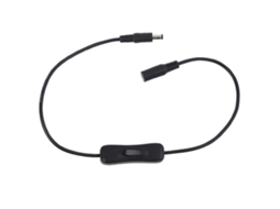 5.5mm X 2.5mm 20 No Homem À Fêmea Com Fora Do Conector De Jack Do Interruptor