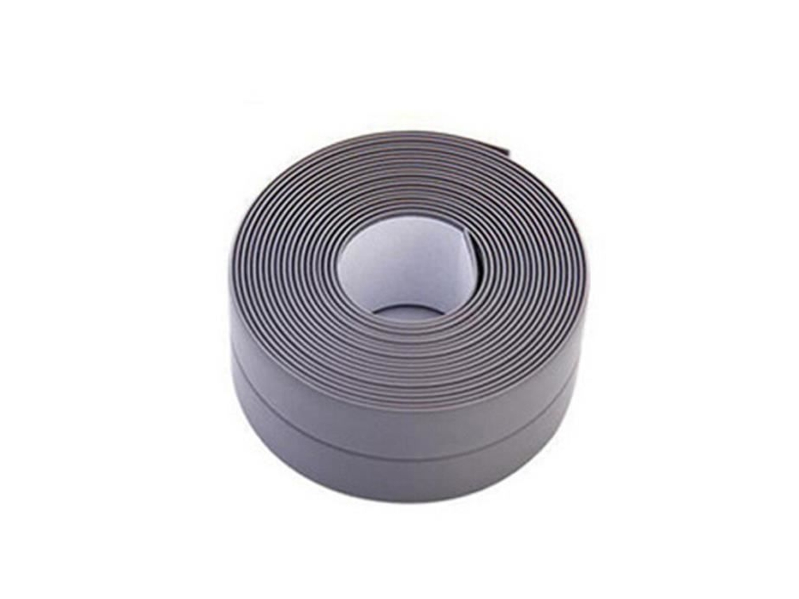 Gray-2.2cm-3.2m- -Fita adesiva impermeável para pia de cozinha, 3,2m, tira de vedação antimofo, para banheiro e chuveiro S/MARCA