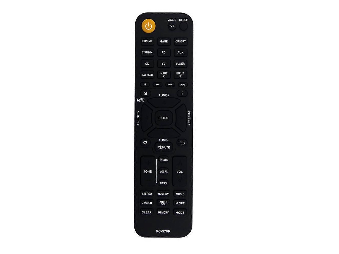 Controle Remoto Rc-970r Para Receptor Av Onkyo Tx-sr393 Tx-sr494 Ht-r398 Ht-s3910 Txsr393 Txsr494 Htr398 Hts3910