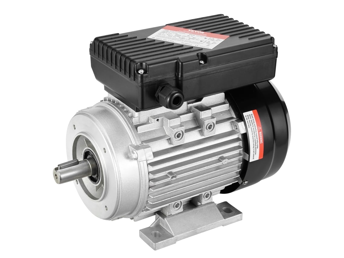 0.55Kw Motor Elétrico 1400Rpm Ac 220 240V 4.5A 1 Fase 19Mm Eixo Chaveado VEVOR