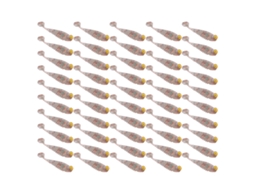 Iscas de Pesca Artificiais Silicone Soft 50un