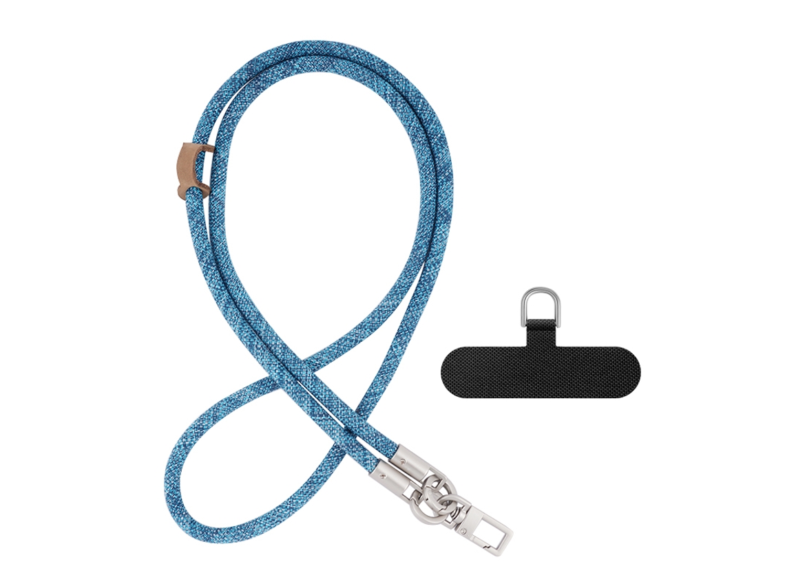 Qu-7mm Alça De Cordão Para Celular Premium Para Acampamento Ao Ar Livre Anti-perda Alça De Telefone De Poliéster