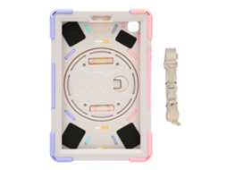 Capa Para Tablet, Proteção Robusta Contra Quedas, Alça De Mão, Suporte E Ombro Galaxy A7 Lite T220 T225 8,7 Polegadas, Rosa Colori Tuotuo