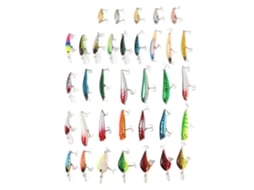 Kit 35 Iscas de Pesca Minnow para Água Doce e Salgada